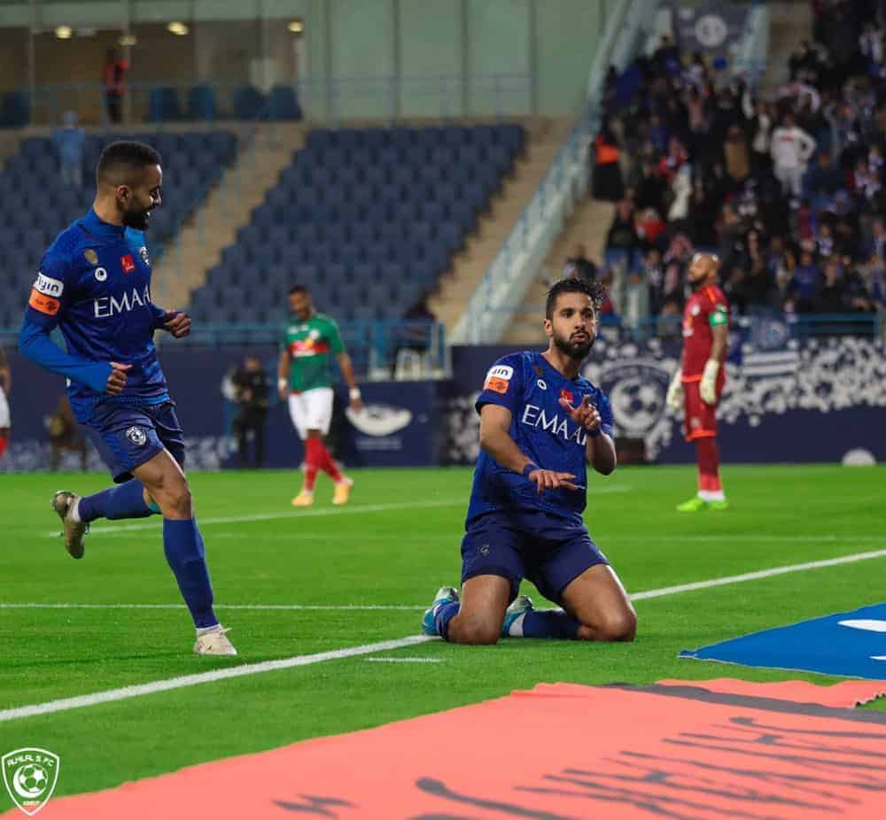 مباراة الهلال والاتفاق فى ربع نهائي كأس خادم الحرمين الشريفين (صور:twitter)
