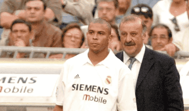 فيثينتي ديل بوسكي ورونالدو في ريال مدريد