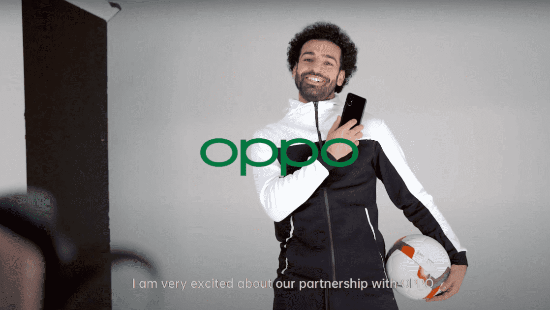 اعلان محمد صلاح مع اوبو