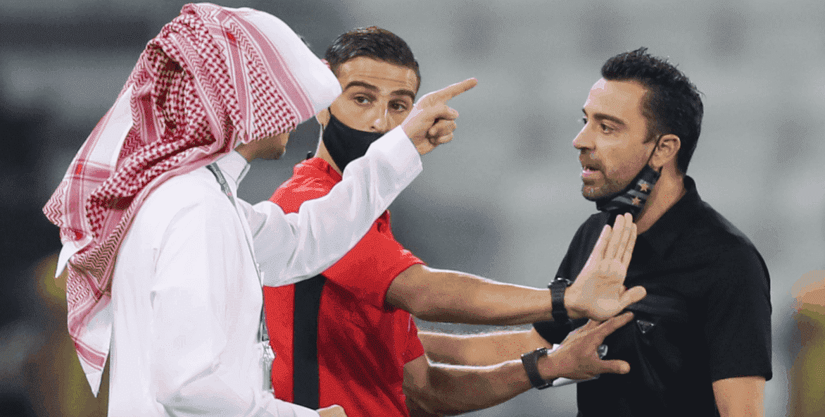 شجار بين مسؤول النصر ومدرب السد تشافي هيرنانديز بسبب بغداد بونجاح