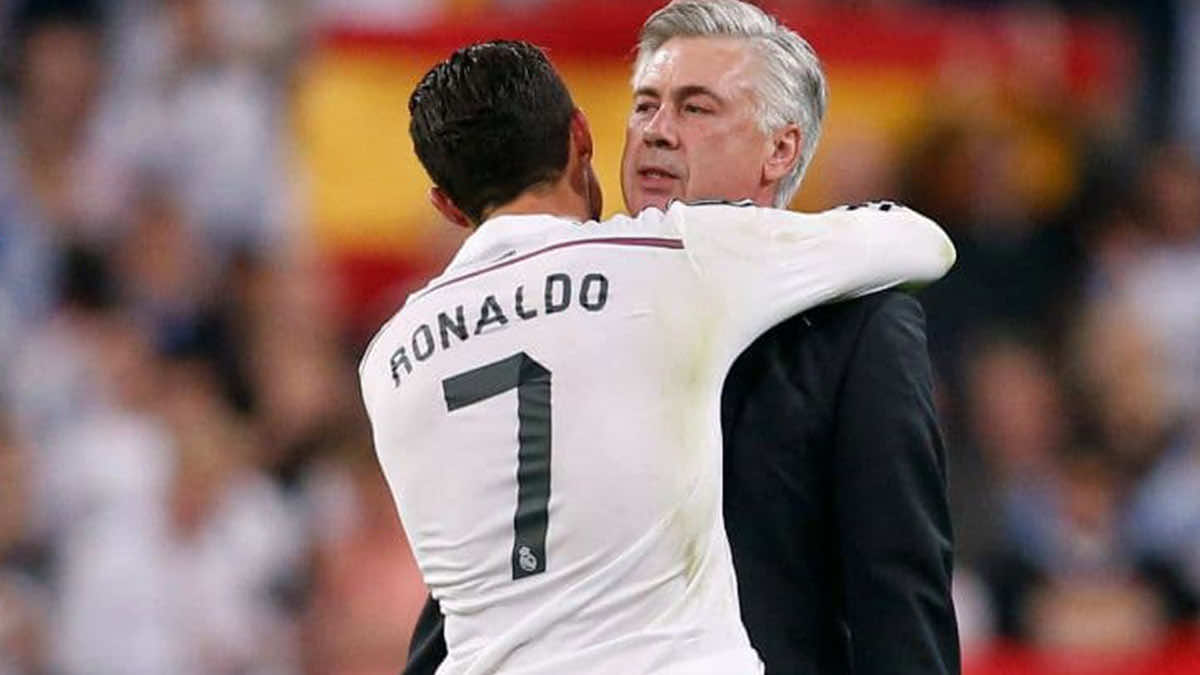 كارلو أنشيلوتي يوضح حقيقة إهتمامه بإعادة كرستيانو رونالدو إلى ريال مدريد
