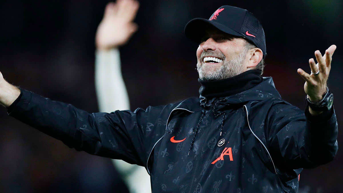 يورجن كلوب يُشيد بلاعبي ليفربول بعد الخماسية في مان يونايتد