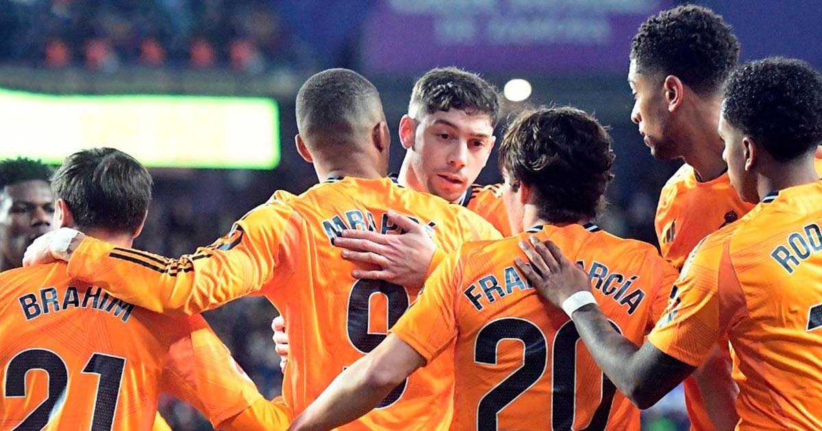 ريال مدريد يوسع الفارق مع ملاحقيه بهاتريك مبابي في بلد الوليد