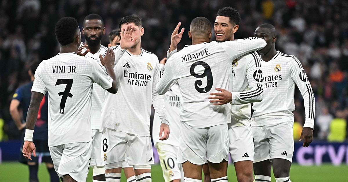 ريال مدريد يمزق شباك سالزبورج بخماسية ويؤمن عبوره إلى الملحق
